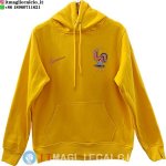Felpa con Cappuccio Francia 2026 Giallo Felpa con Cappuccio Francia 2026 Giallo