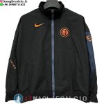 Giacca a Vento Inter Milan 2025/2026 Nero Arancione Giacca a Vento Inter Milan 2025/2026 Nero Arancione