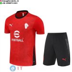 Formazione Set Completo Bambino Ac Milan 2025/2026 Rosso Nero Formazione Set Completo Bambino Ac Milan 2025/2026 Rosso Nero