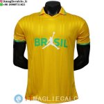 Maglia Giocatori Brasile Speciale 2026 Giallo Bianco Verde Maglia Giocatori Brasile Speciale 2026 Giallo Bianco Verde