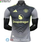 Maglia Manchester United Portiere Giocatori 2025/2026 Nero Grigio Maglia Manchester United Portiere Giocatori 2025/2026 Nero Grigio